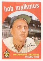 1959 Topps Baseball Cards      151     Bob Malkmus